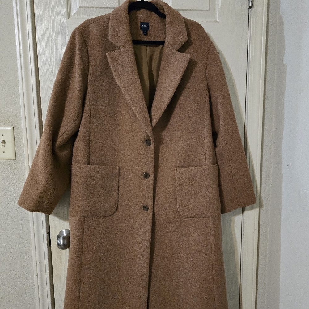 J. Crew Wool Blend Patch Pocket Coat - image 1